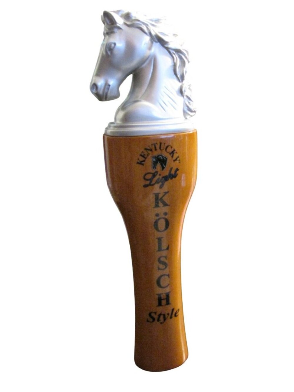 Kentucky Light Kolsch Style Beer Tap Handle Silver Horse Head